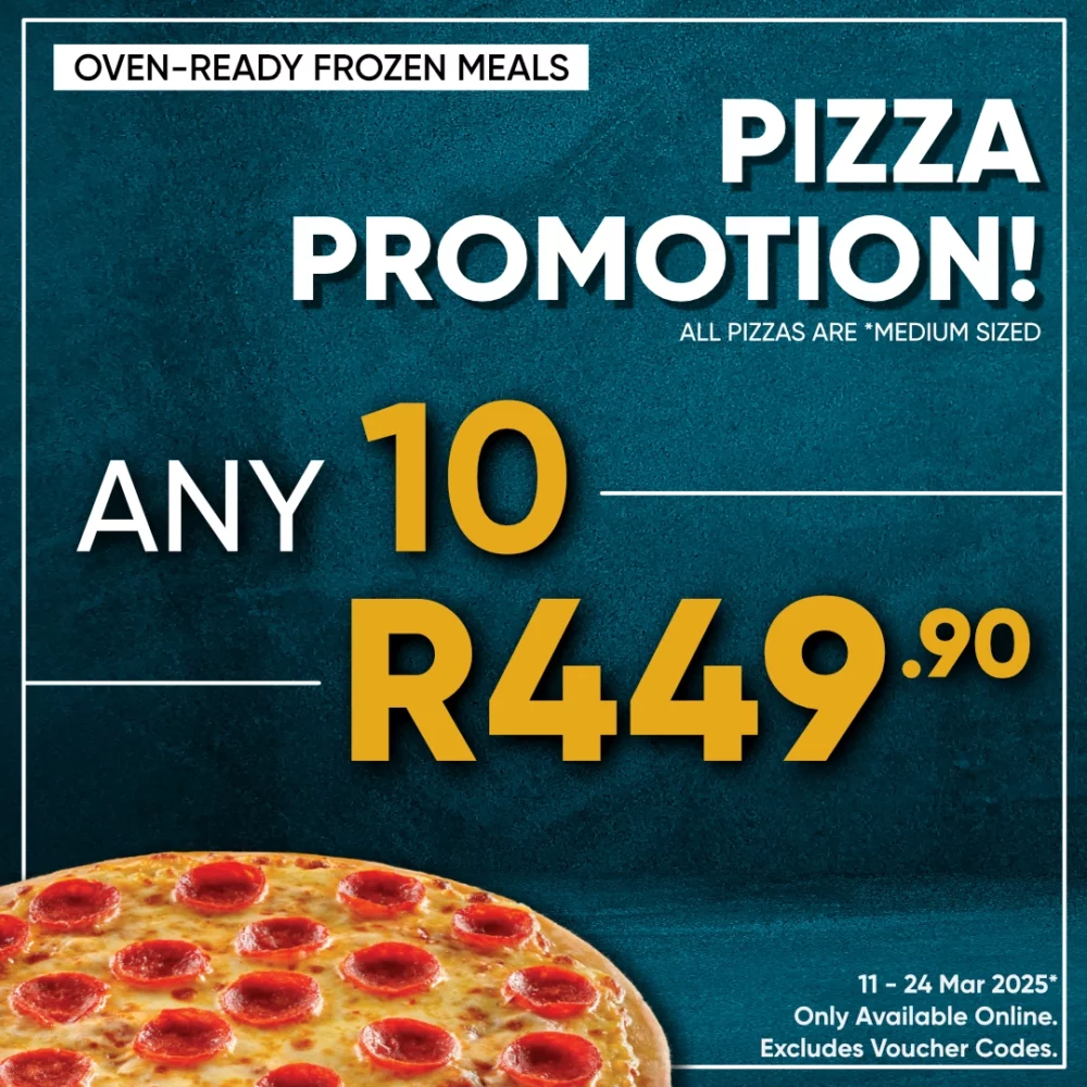 Any 10 Pizzas