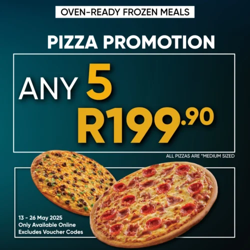 Any 5 Pizzas