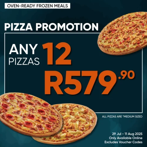 Any 12 Pizzas