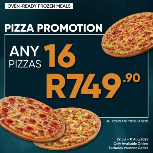 Any 16 Pizzas