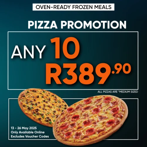 Any 10 Pizzas