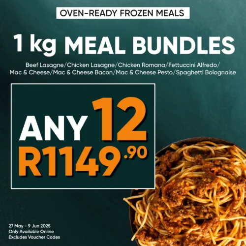 Any 12 x 1 kg Meal Bundle