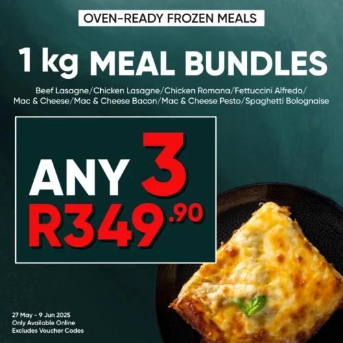 Any 3 x 1 kg Meal Bundle!