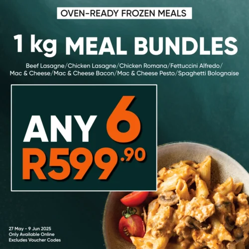 Any 6 x 1 kg Meal Bundle