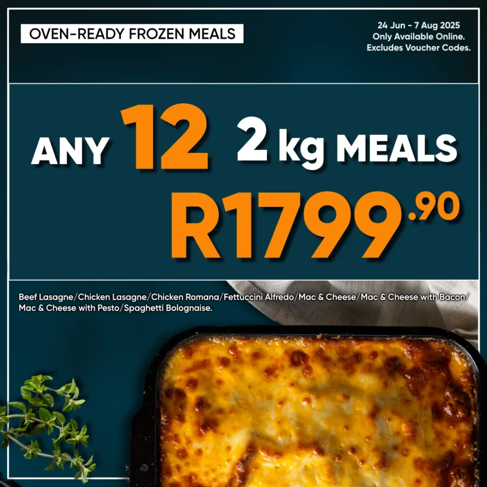 Any 12 x 2 kg Meal Bundle!