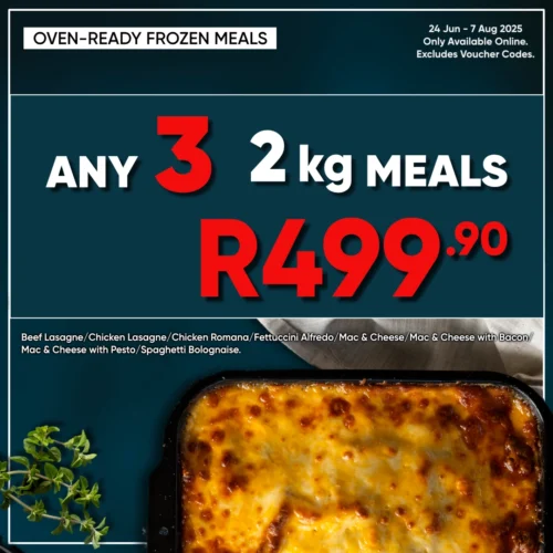 Any 3 x 2 kg Meal Bundle!