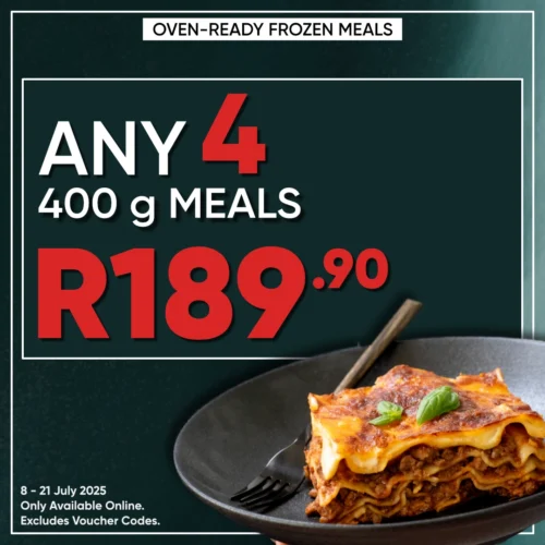 Any 4 x 400 g Pasta Meals