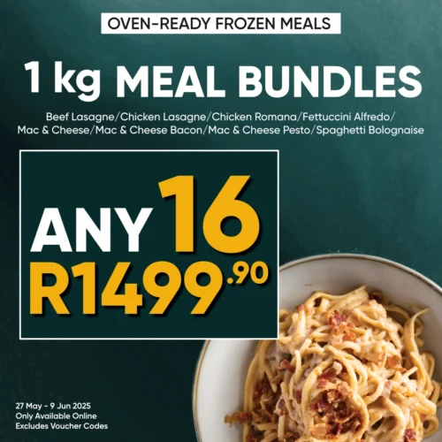 Any 16 x 1 kg Meal Bundle