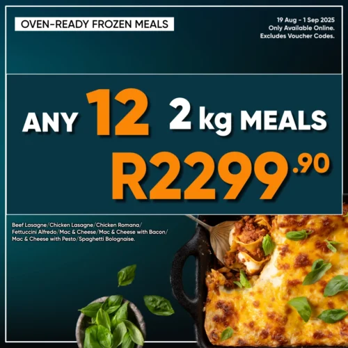 Any 12 x 2 kg Meal Bundle!