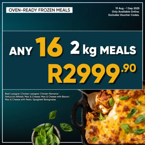 Any 16 x 2 kg Meal Bundle!