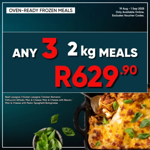 Any 3 x 2 kg Meal Bundle!
