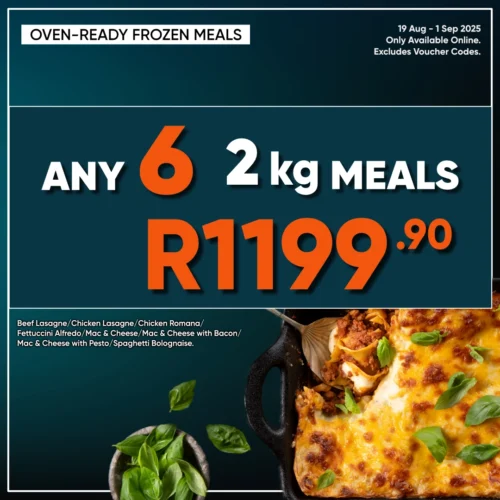 Any 6 x 2 kg Meal Bundle!
