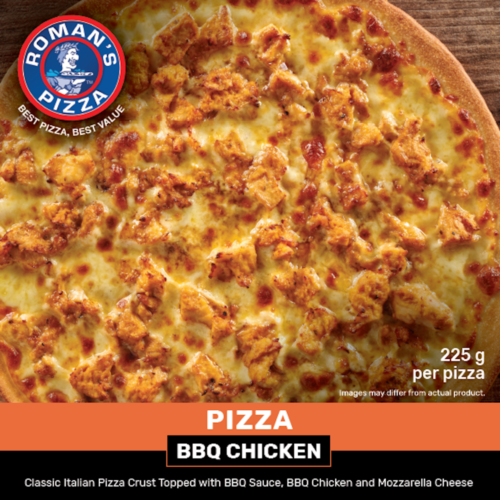 Romans Frozen BBQ Chicken Pizza - 18 cm