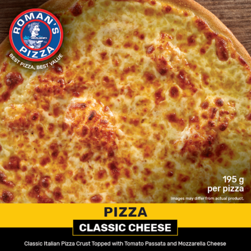 Romans Frozen Classic Cheese Pizza - 18 cm