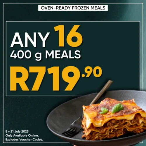 Any 16 x 400 g Pasta Meals