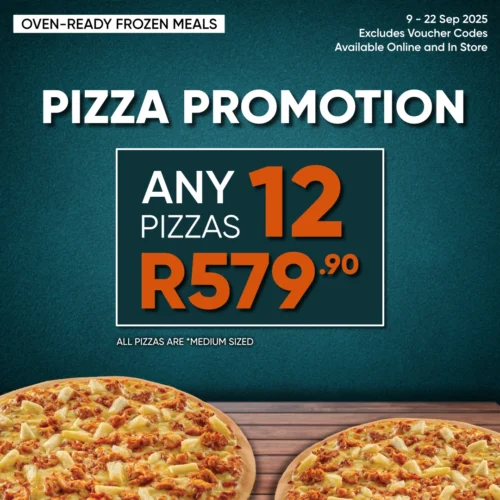 Any 12 Pizzas