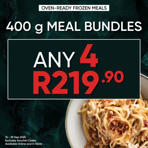 Any 4 x 400 g Pasta Meals