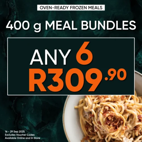 Any 6 x 400 g Pasta Meals