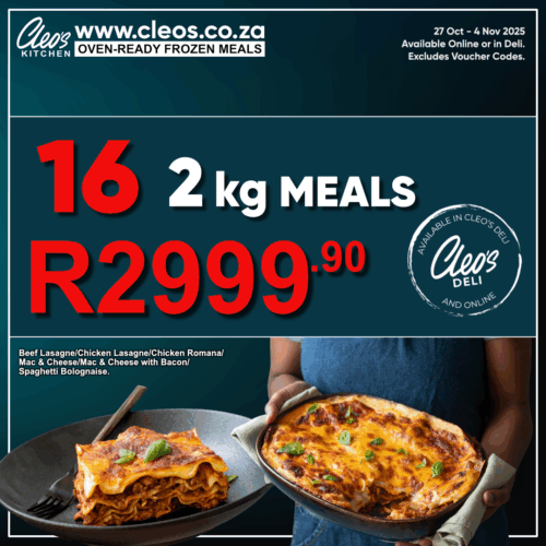 Any 16 x 2 kg Meal Bundle!