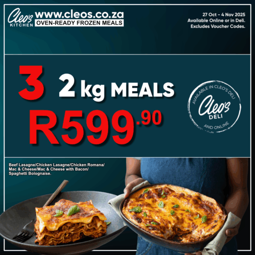 Any 3 x 2 kg Meal Bundle!