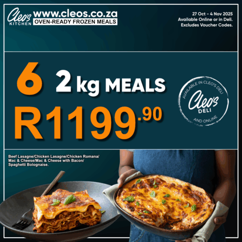 Any 6 x 2 kg Meal Bundle!