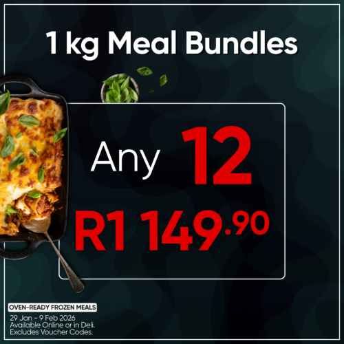 Any 12 x 1 kg Meal Bundle