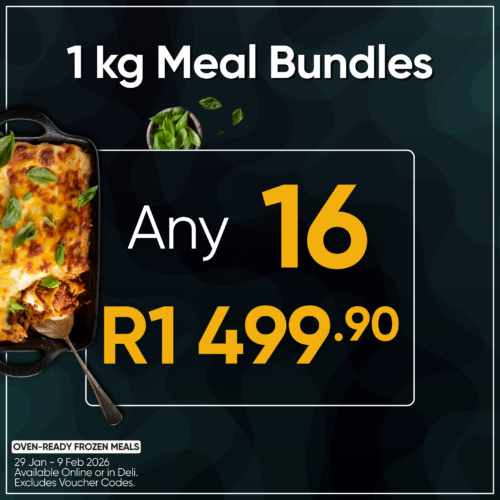 Any 16 x 1 kg Meal Bundle