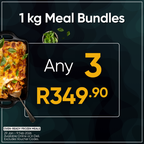 Any 3 x 1 kg Meal Bundle!