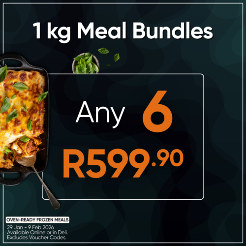 Any 6 x 1 kg Meal Bundle