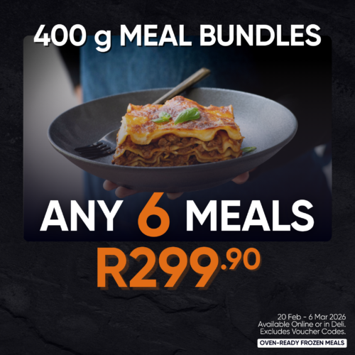 Any 6 x 400 g Pasta Meals