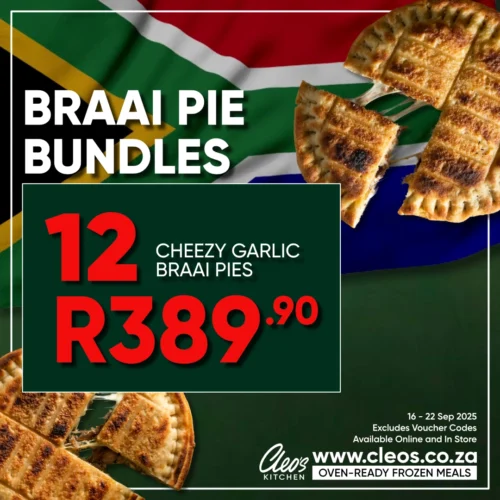 12 Garlic Braai Pies