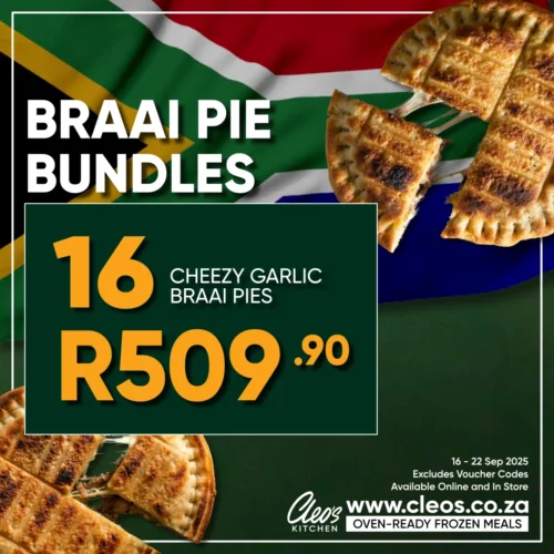 16 Garlic Braai Pies