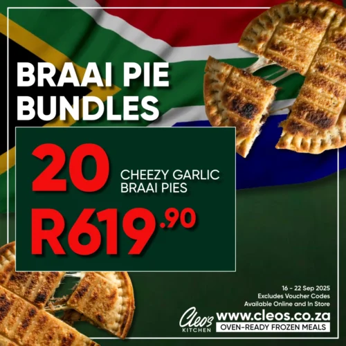 20 Garlic Braai Pies