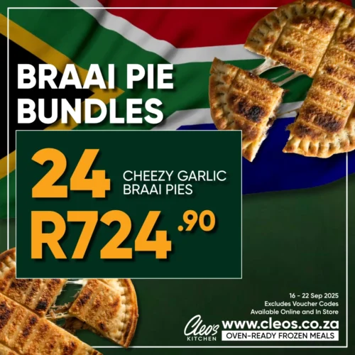 24 Garlic Braai Pies