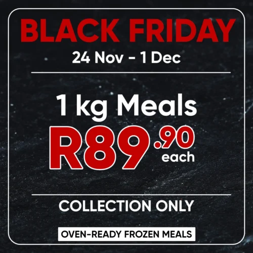 BLACK FRIDAY 1 kg Meals