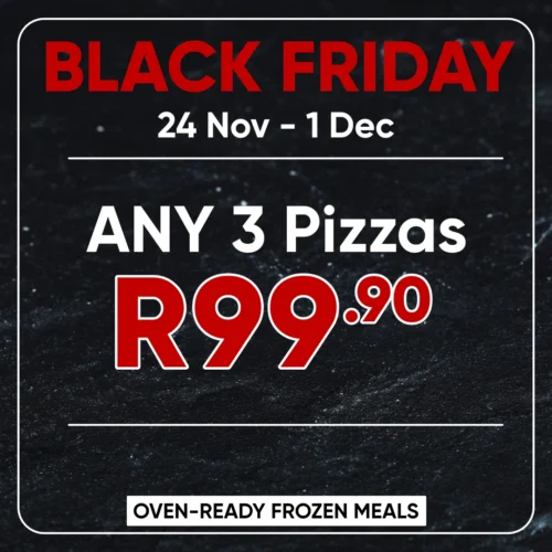 BLACK FRIDAY Any 3 Pizzas