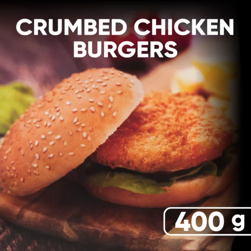 Crumbed Chicken Burger Patties (400 g)