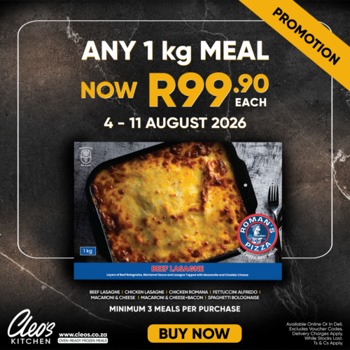 1 kg Meals - R99.90 each