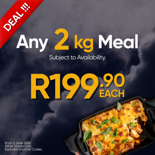 2 kg Meals - R199.90 each