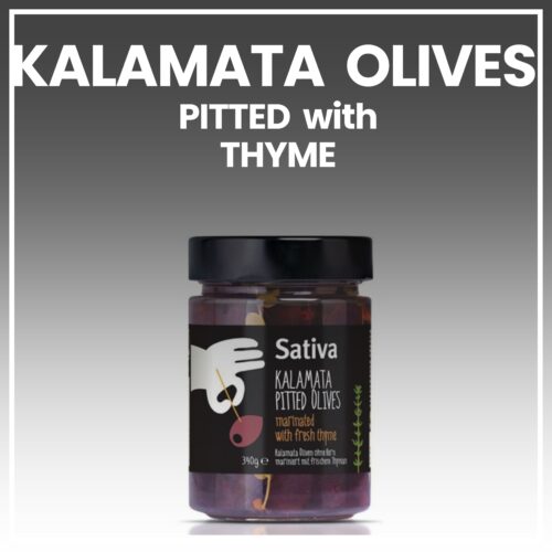 Kalamata Olives Pitted Marinated With Fresh Thyme
