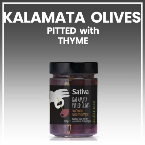 Kalamata Olives Pitted Marinated With Fresh Thyme