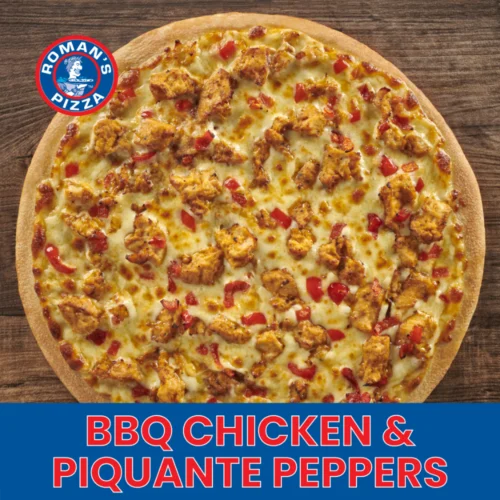 Romans Frozen BBQ Chicken & Piquanté Peppers Pizza