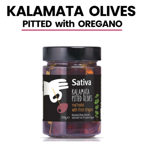 Kalamata Olives Pitted Marinated With Fresh Oregano