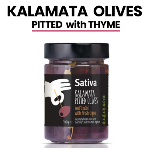 Kalamata Olives Pitted Marinated With Fresh Thyme