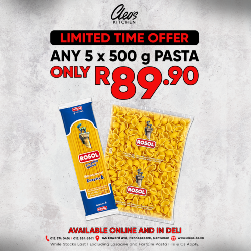 Any 5 x 500 g Pasta Bundle