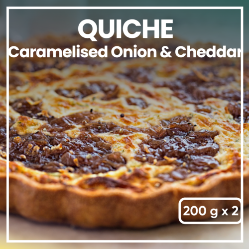 Quiche Caramelised Onion & Cheddar (200 g x 2)
